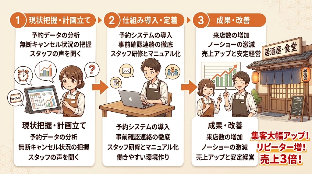 導入手順・スタッフ定着とノーショー対策の実践