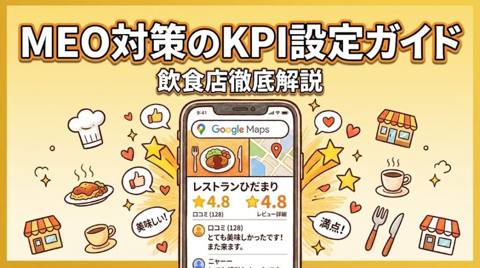 MEO対策のKPI設定ガイド｜飲食店が追うべき数値とは