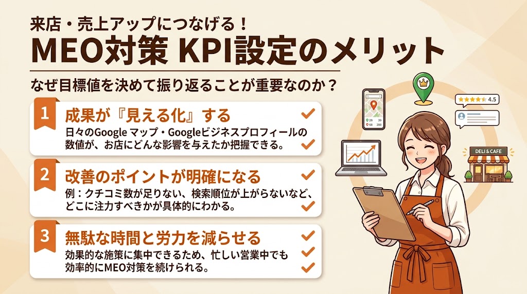 MEO対策のKPI設定が飲食店に必要な理由