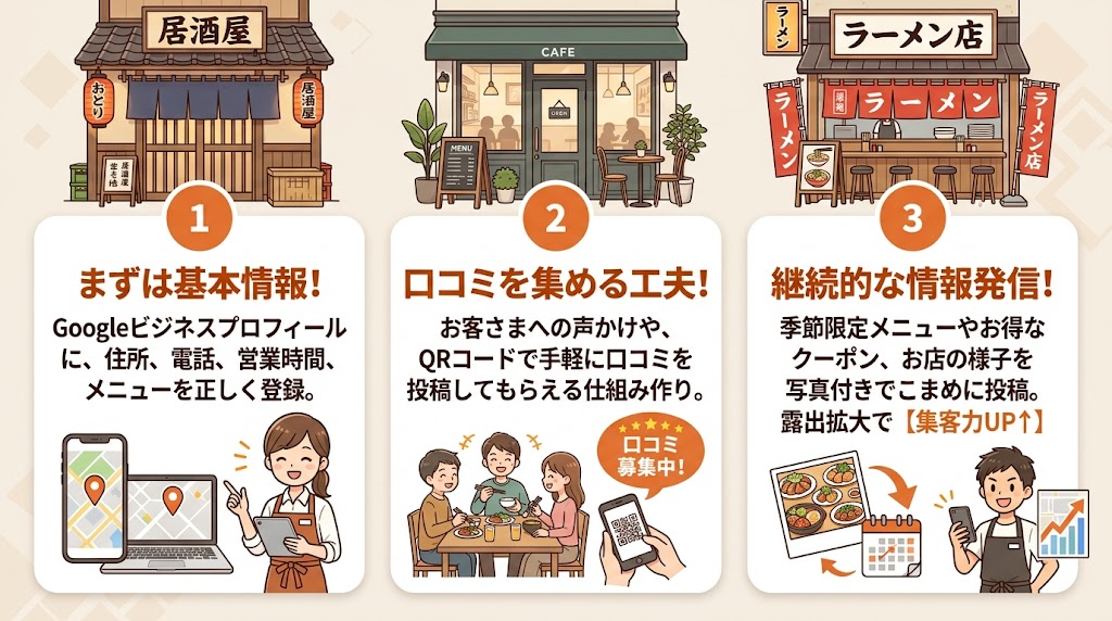 MEO対策の具体的なやり方5ステップ