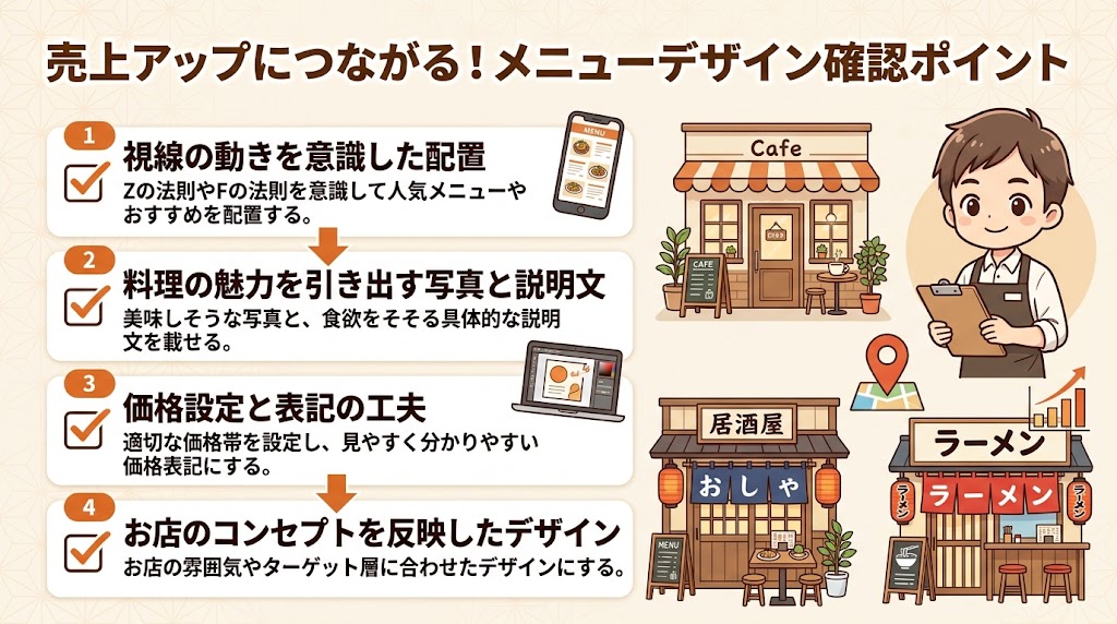 飲食店メニューデザインとは？売上を左右する重要性